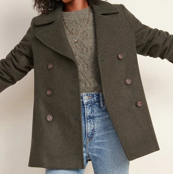 Old Navy Petite Pea Coat - Picture 4 of 5